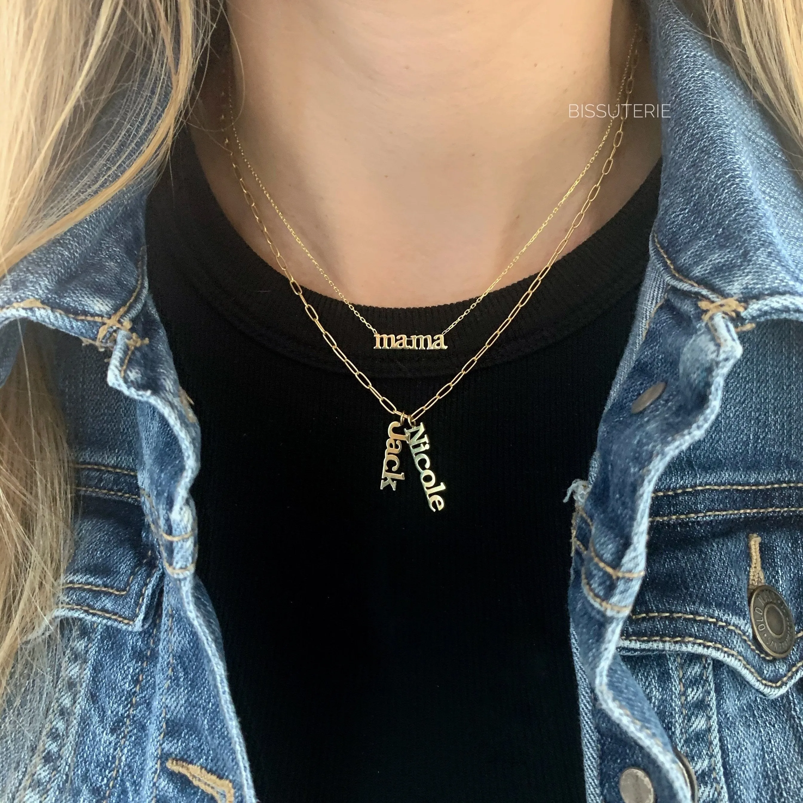 Flat Name Pendant