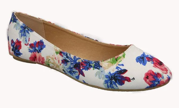 Floral Flat Shoes