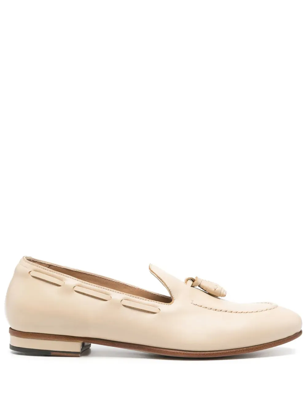 Francesco Russo tassel leather loafers