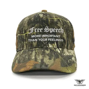 Free Speech More Important Premium Embroidery Hat