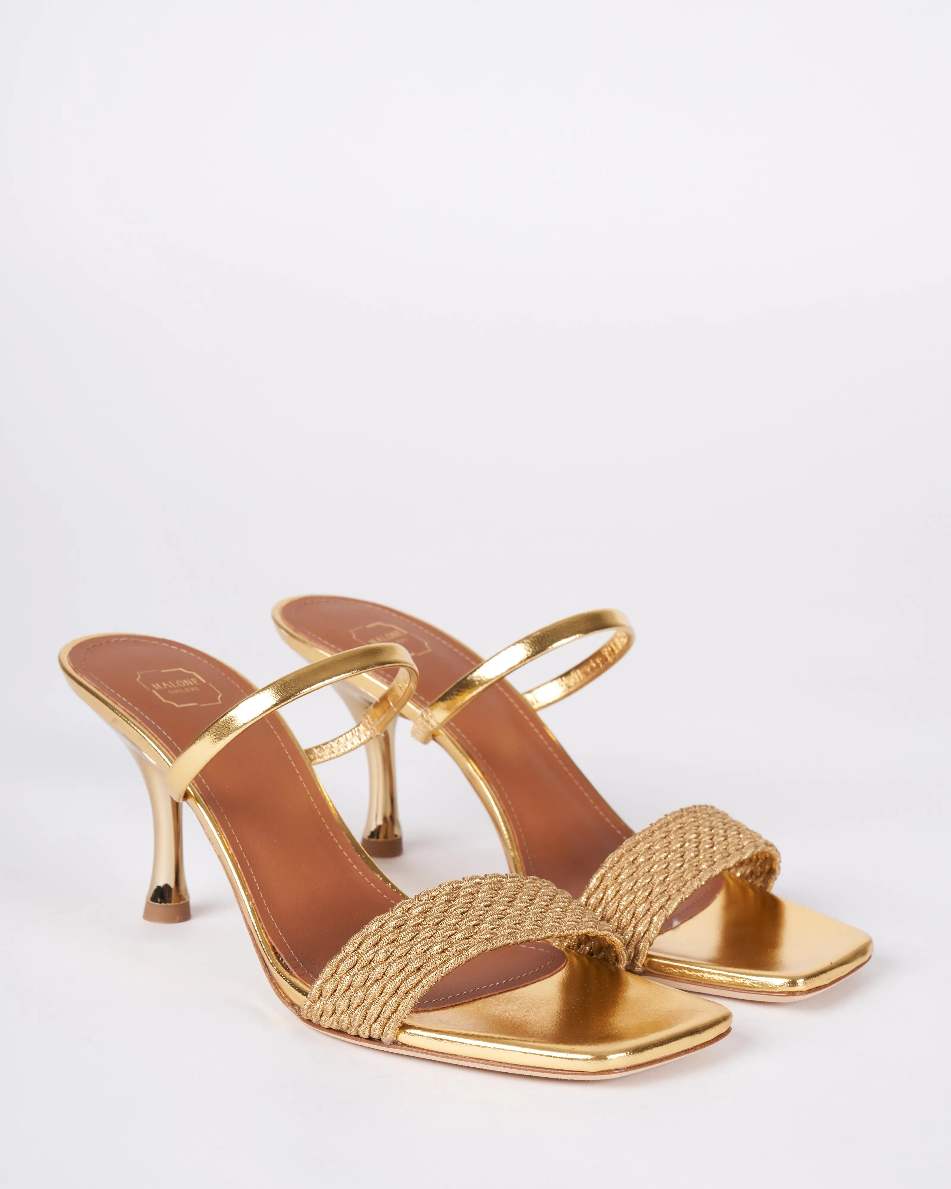 frida heel - gold/gold