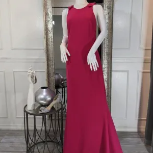 Fuchsia Pink Formal Evening Prom Dress Gown