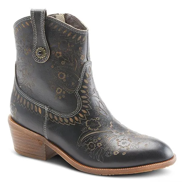 Galop Leather Boot - Black -