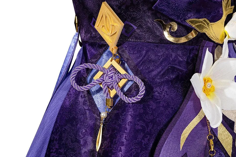 Genshin Impact Keqing Cosplay Costume New Edition