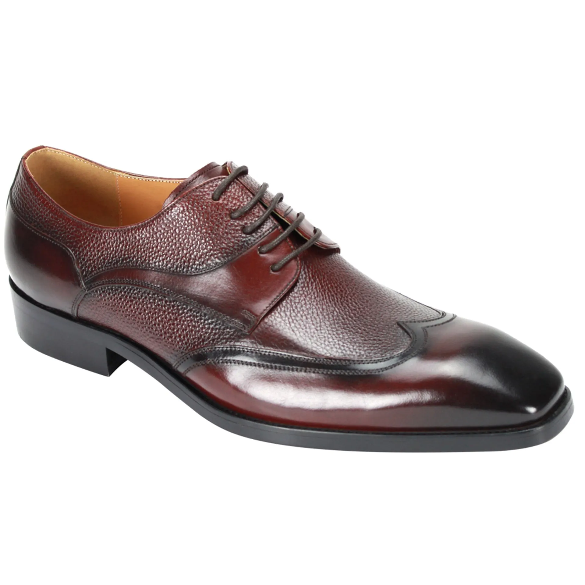 Giovanni 6842 Burgundy Wingtip Dress Shoes