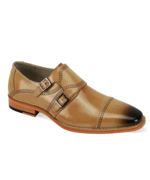 Giovanni Noel Monk Strap Dress Shoe - Natural