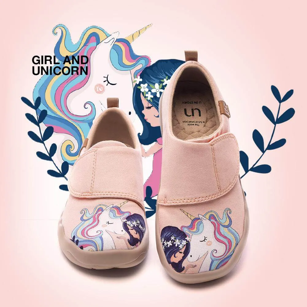 GIRL AND UNICORN Microfiber Leather Kids Shoes