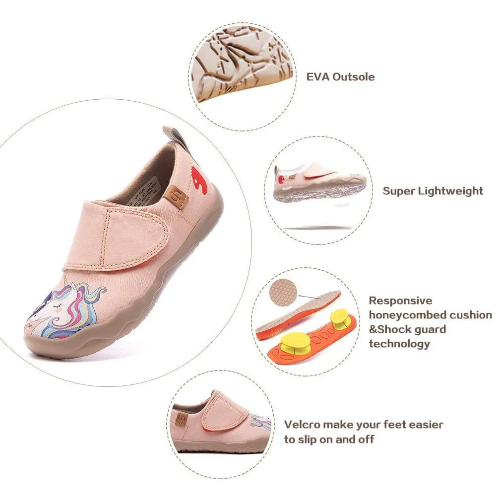GIRL AND UNICORN Microfiber Leather Kids Shoes