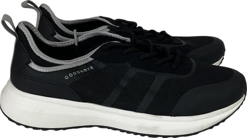 GOOD MOVE Black Lace Up Trainers UK 9 EU 43 👞