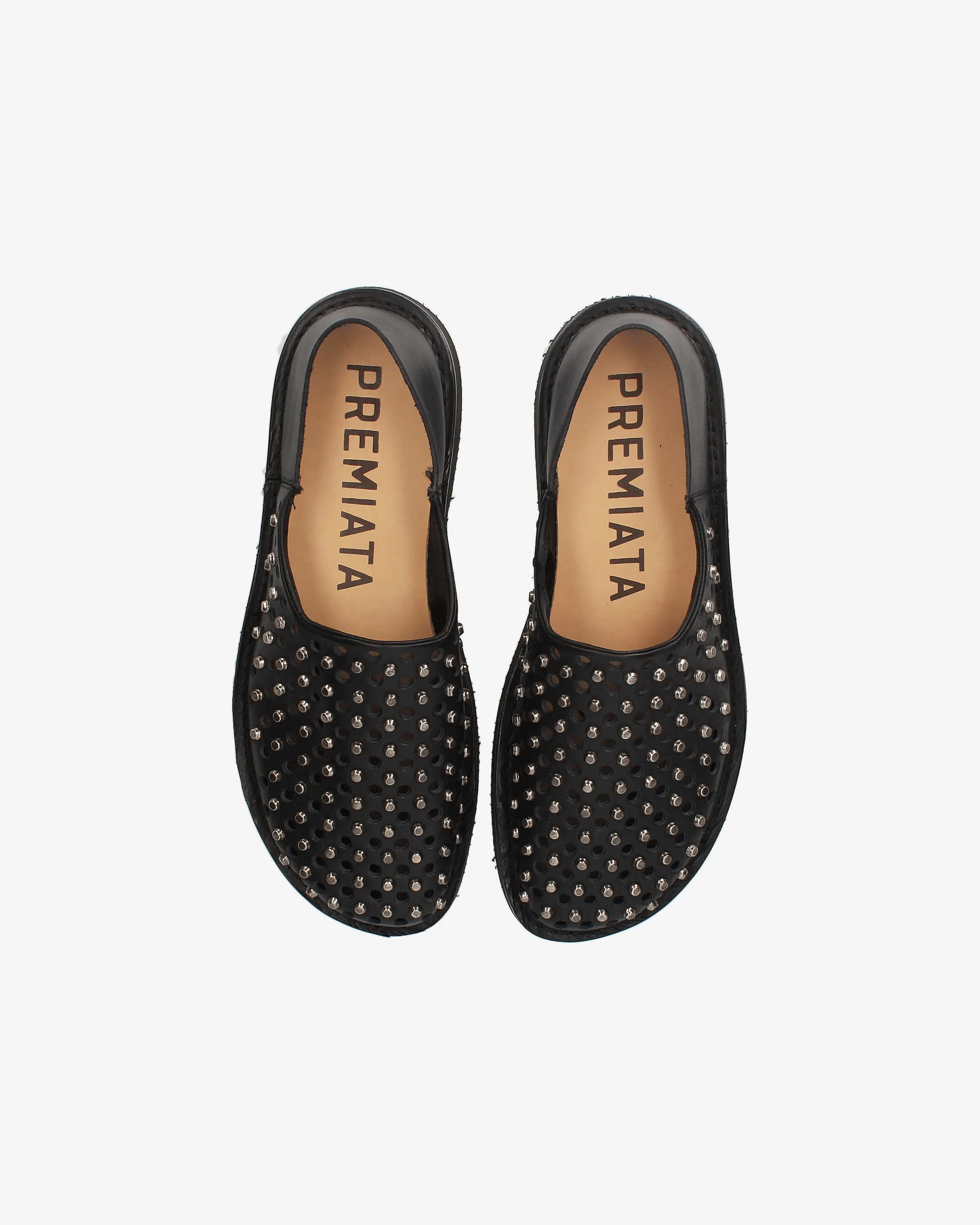 Goodyear Loafer with Studs and Gunmetal Finishes 32284A