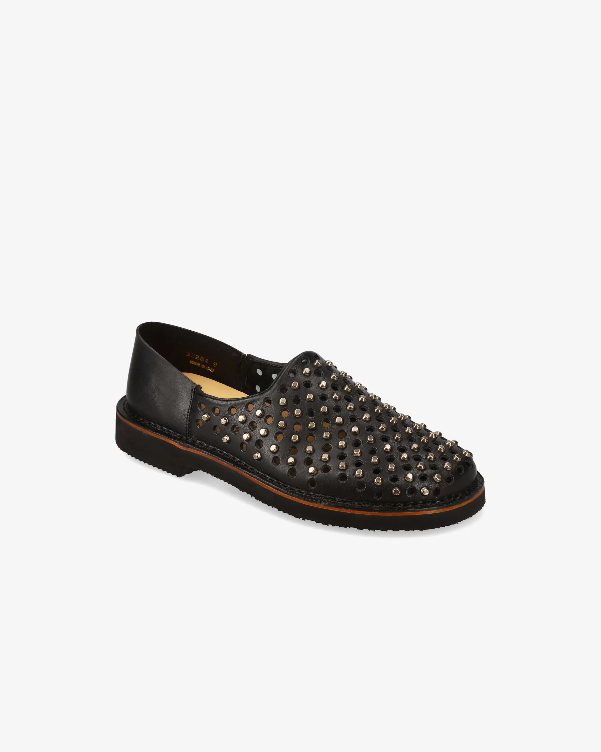 Goodyear Loafer with Studs and Gunmetal Finishes 32284A