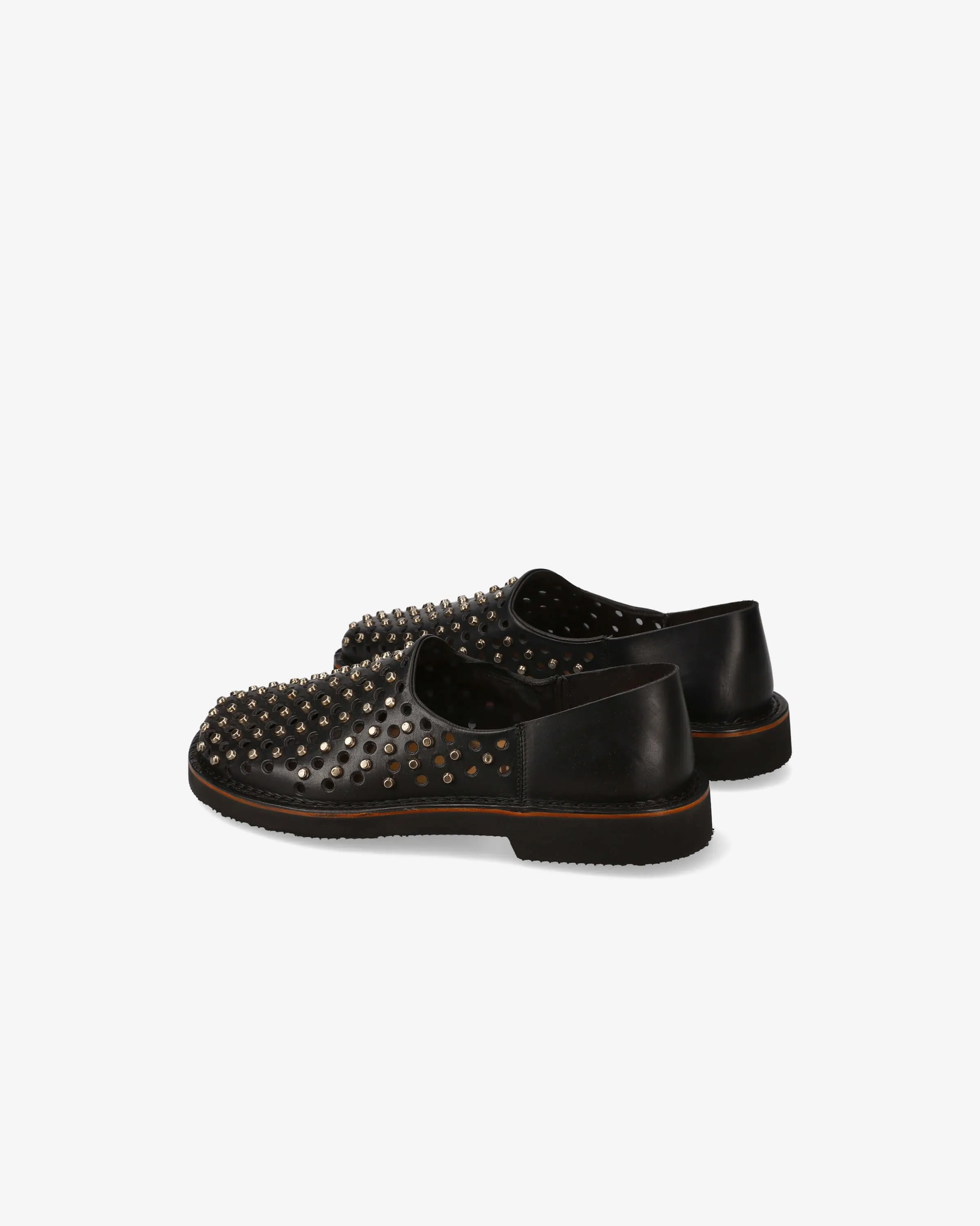 Goodyear Loafer with Studs and Gunmetal Finishes 32284A