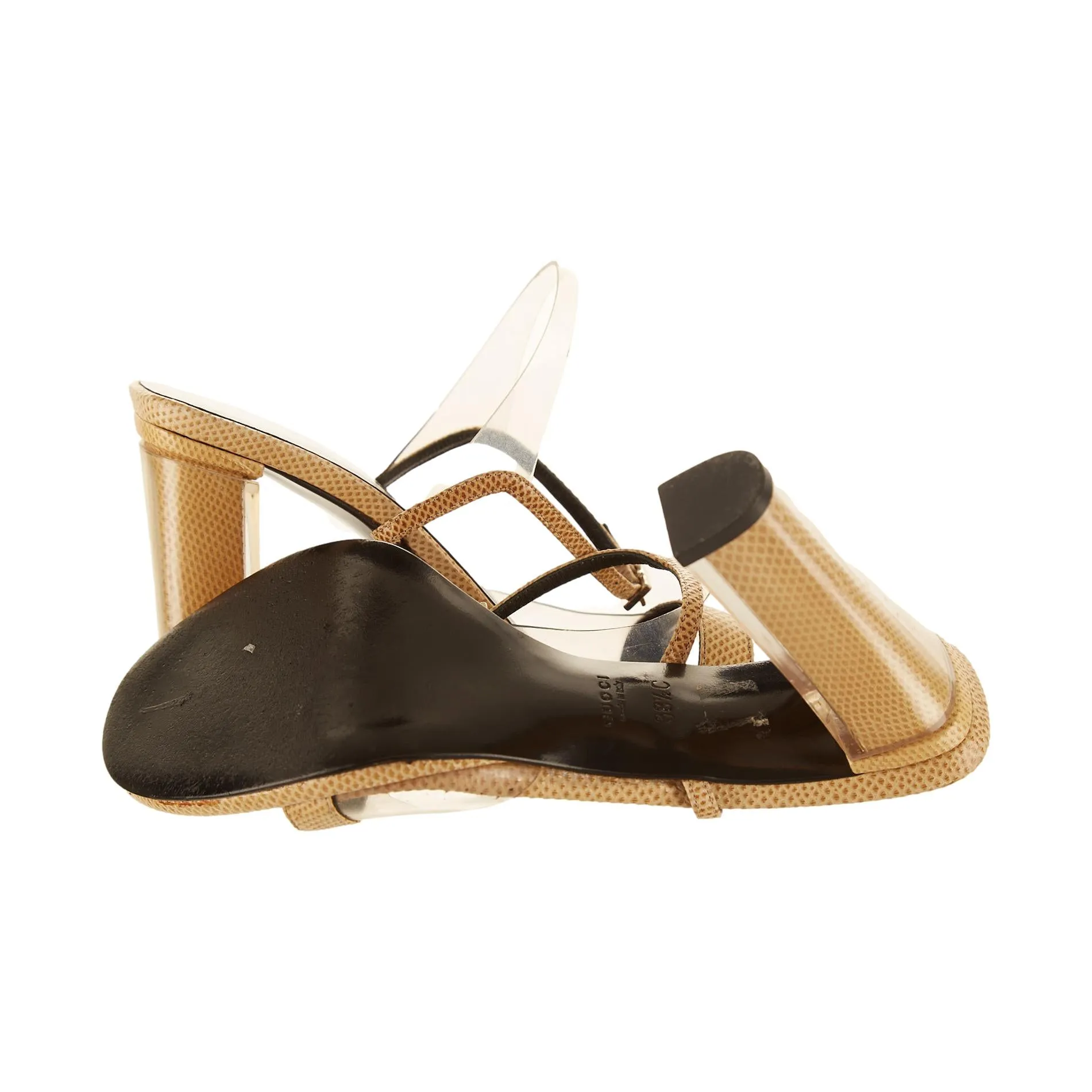 Gucci Tan Leather Heels