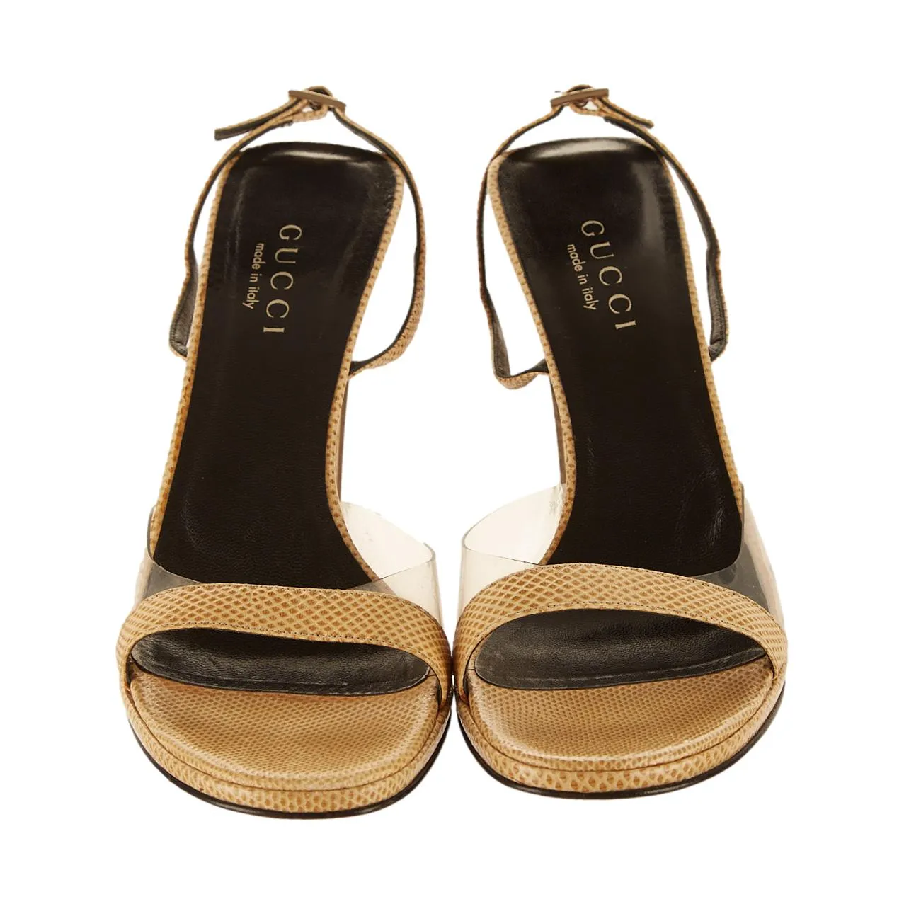 Gucci Tan Leather Heels