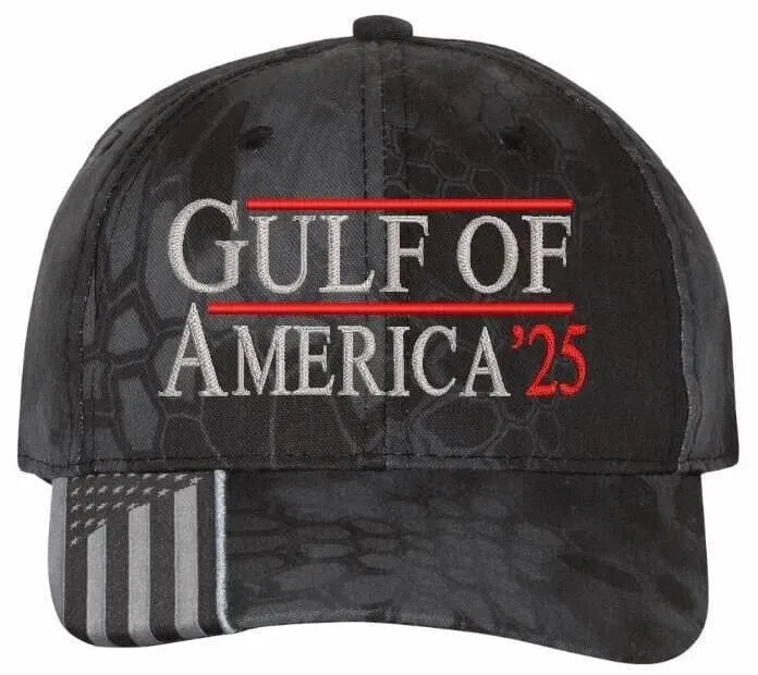 Gulf Of America 2025 Premium Embroidery Hat