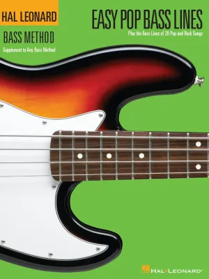 Hal Leonard Bass Method, Easy Pop Bass Lines