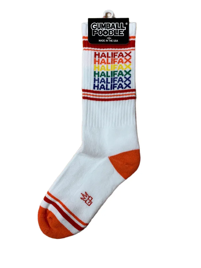 HALIFAX/NOVA SCOTIA RAINBOW HOMETOWN GYM SOCK
