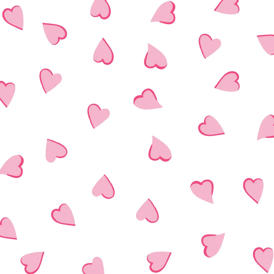 Happy Hearts Pink Calling Card
