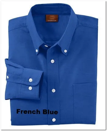 Harriton M600 Men's Long Sleeve Oxford