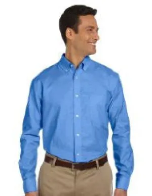 Harriton M600 Men's Long Sleeve Oxford