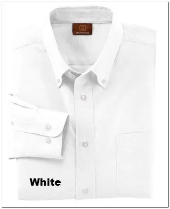 Harriton M600 Men's Long Sleeve Oxford