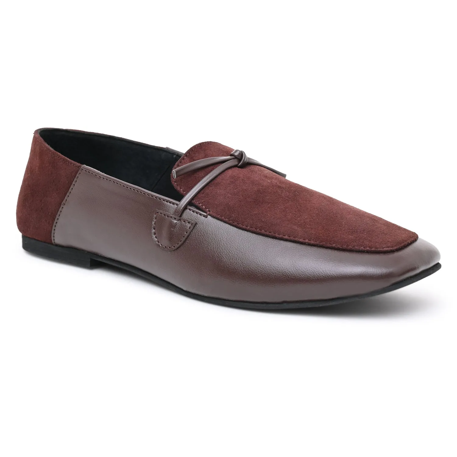 Hazel Brown Loafers For Women