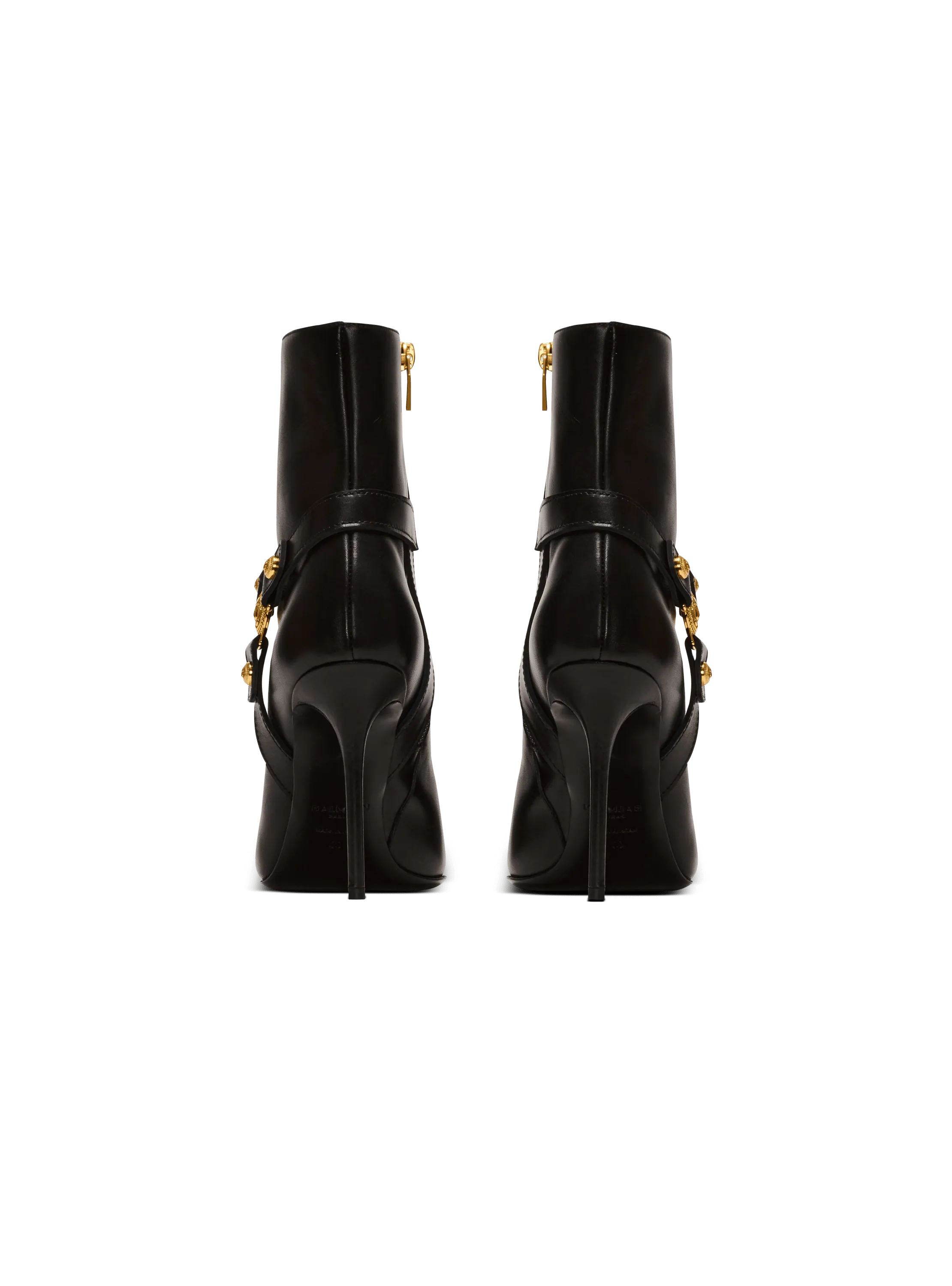 Heeled Calfskin Eva Ankle Boots