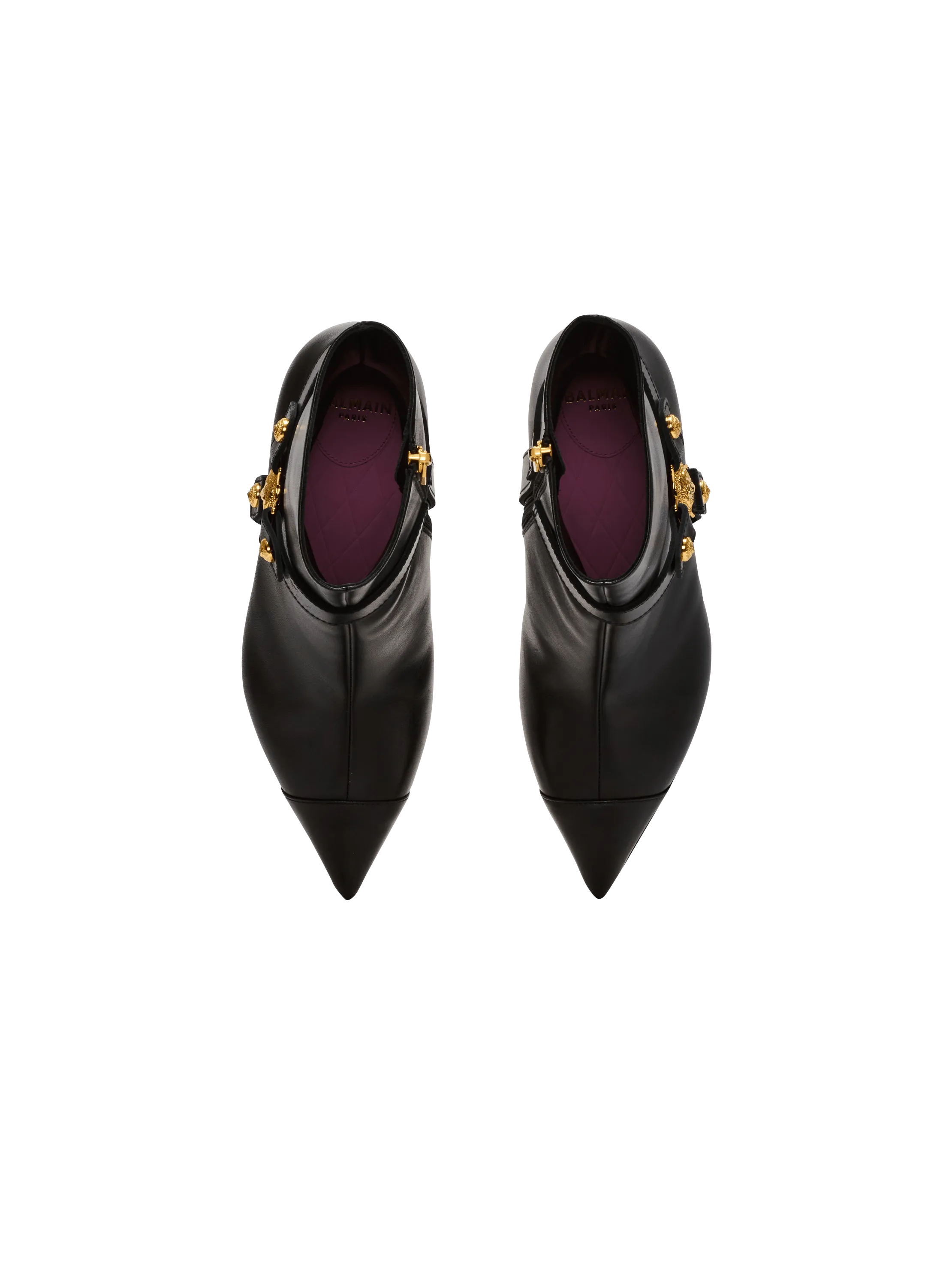 Heeled Calfskin Eva Ankle Boots