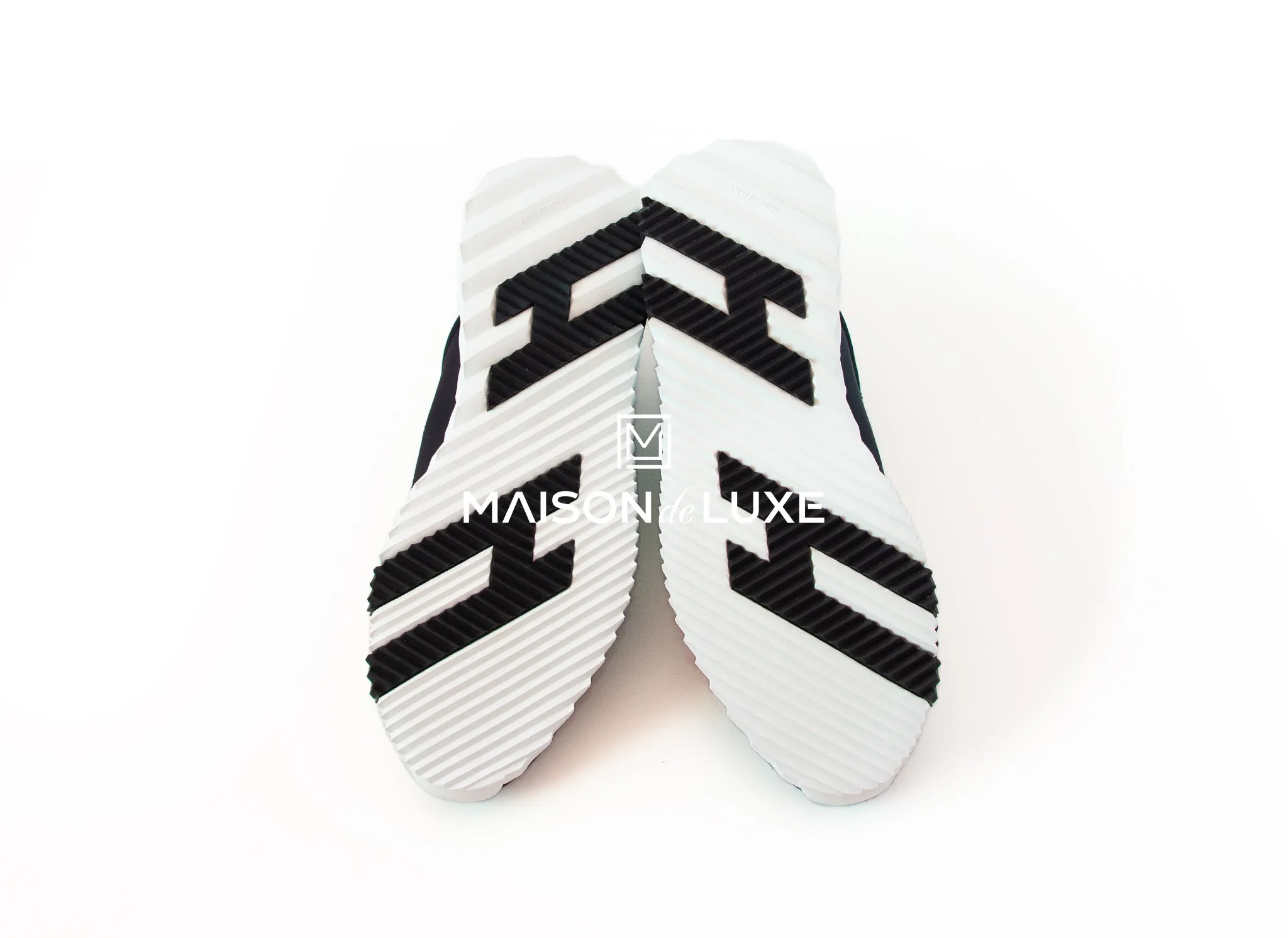 Hermes Men's Black Bouncing 43.5 Sneaker Shoes