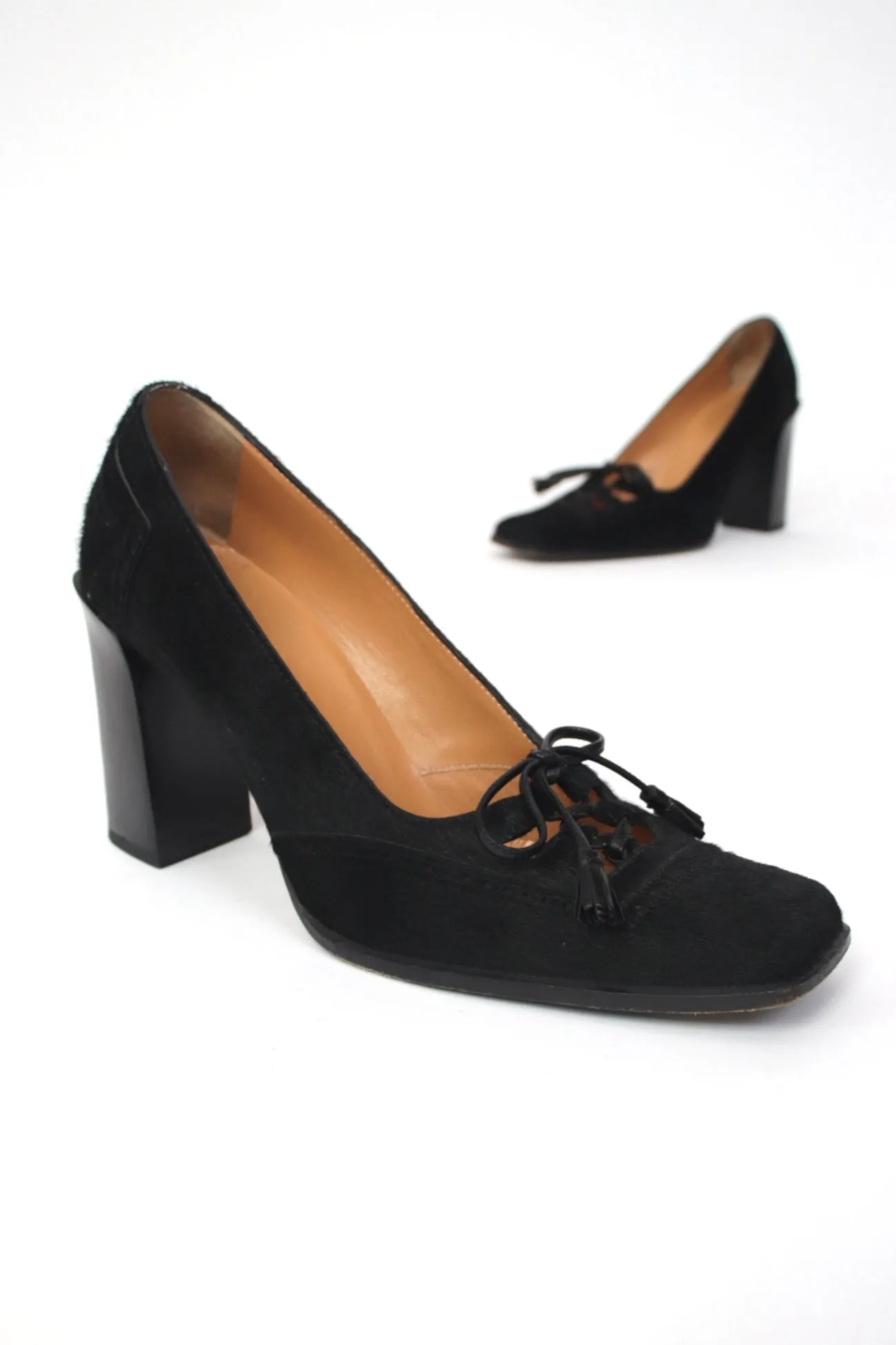 Hermès Ponyhair Tassel Heels