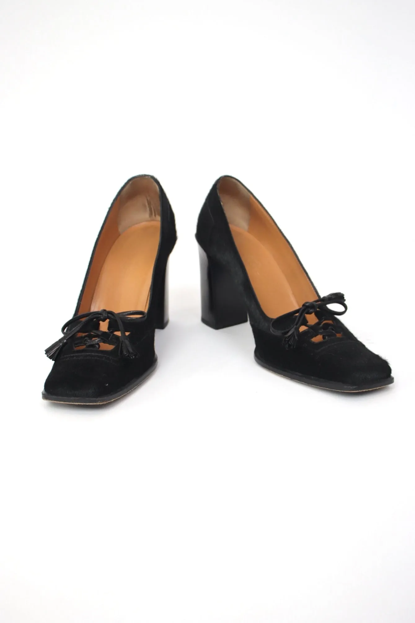 Hermès Ponyhair Tassel Heels