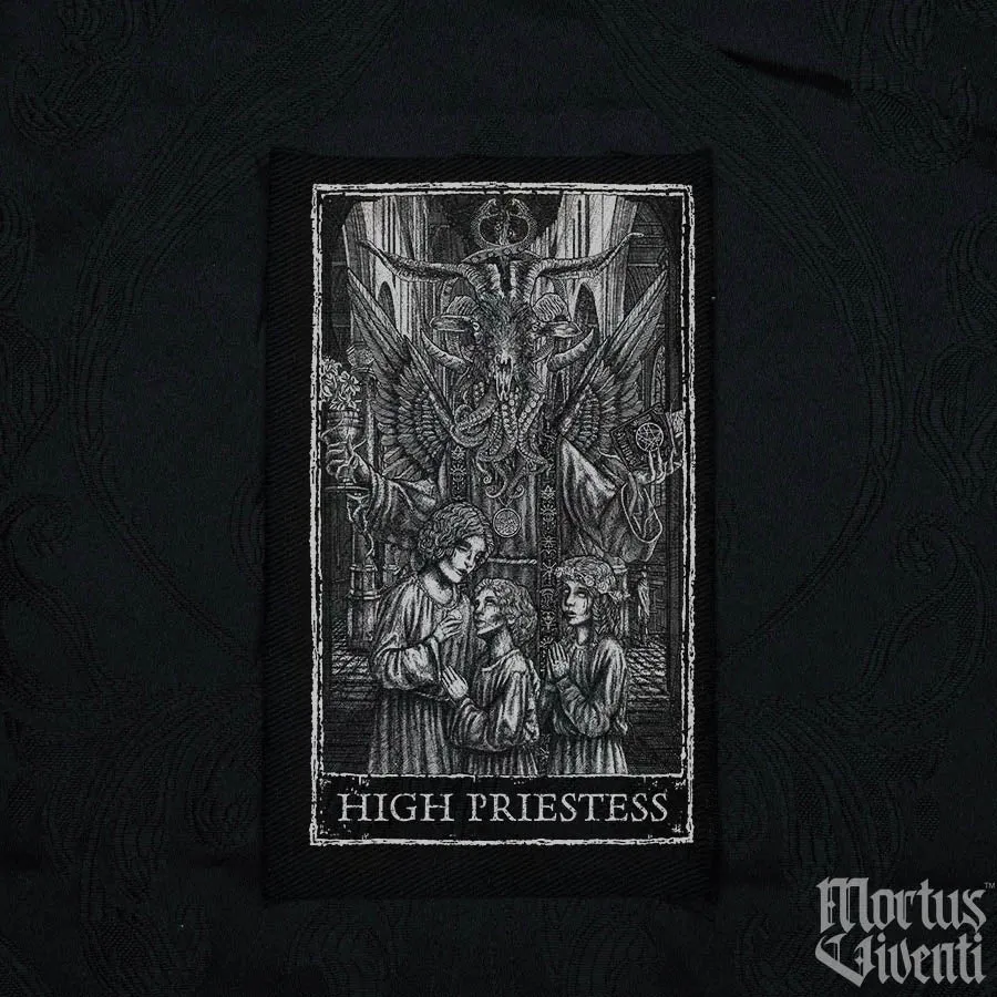 High Priestess Tarot Card Mini Patch