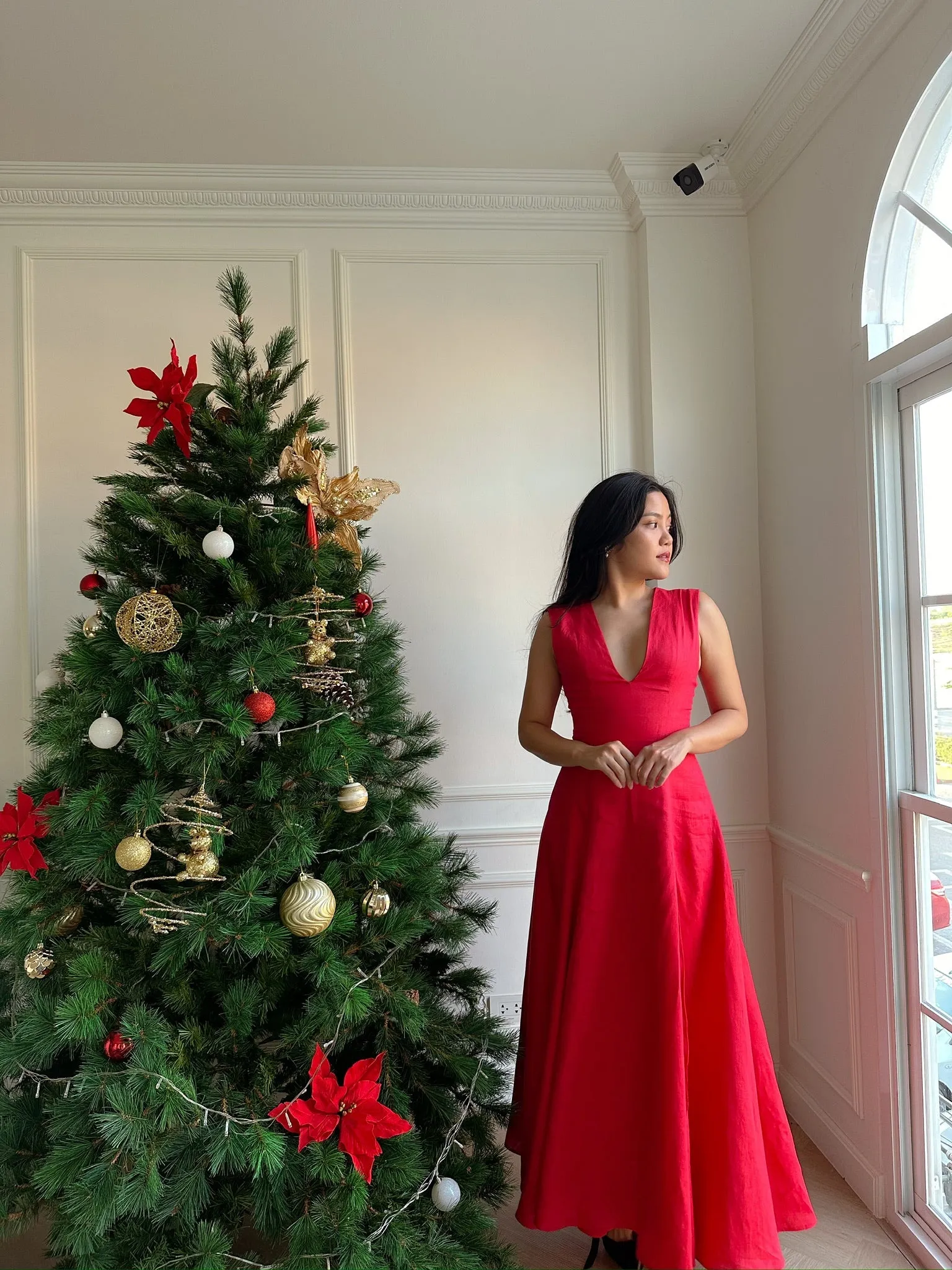 HOLIDAY 2023 V DRESS
