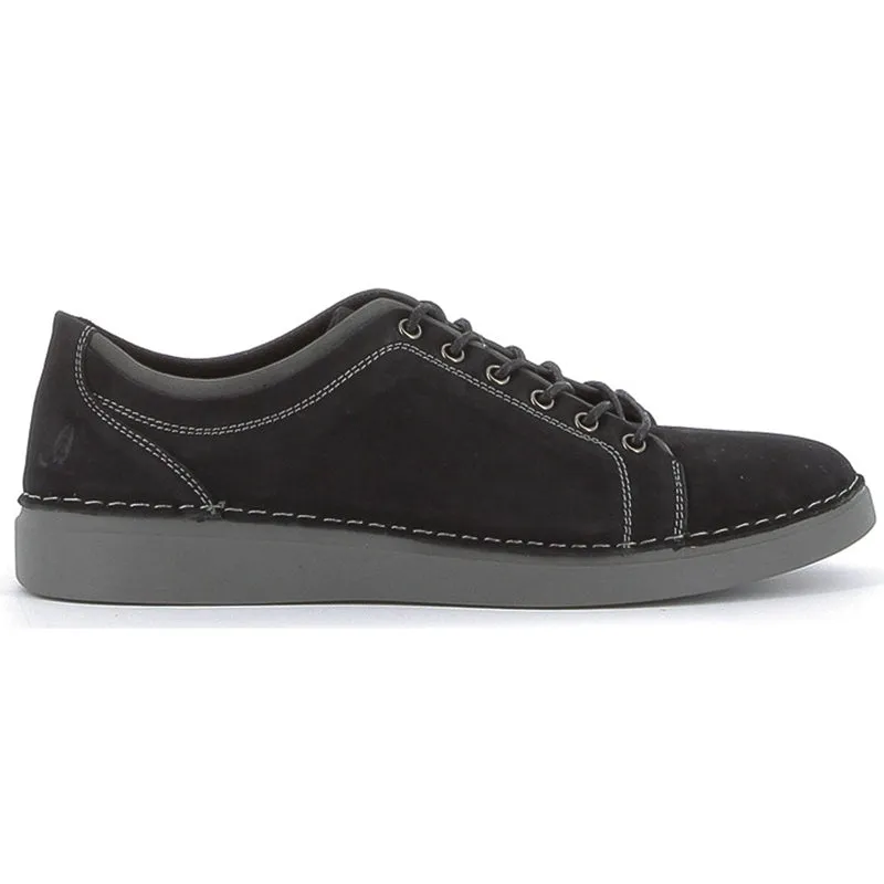 Hush Puppie Nubuck Casual- Black