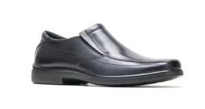 Hush Puppies Black Leather Slip-ons Rainmaker 10867