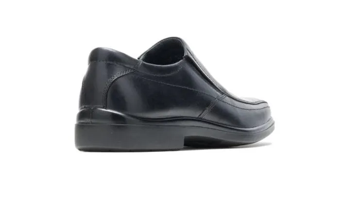 Hush Puppies Black Leather Slip-ons Rainmaker 10867
