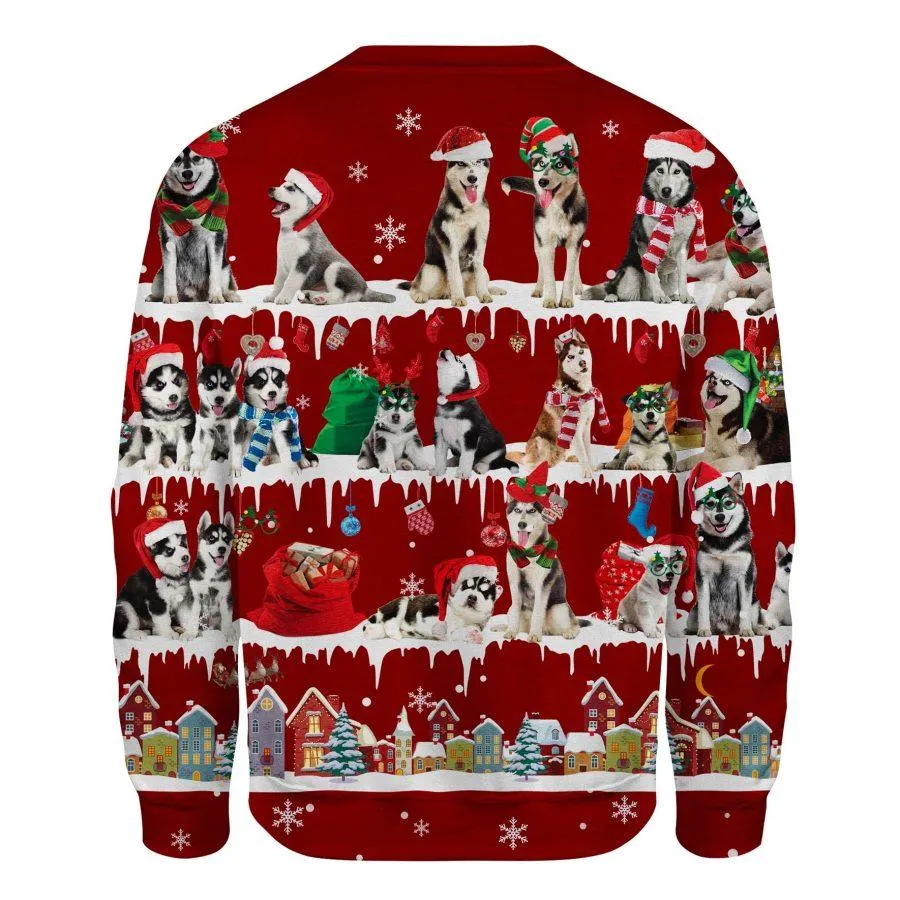 Husky - Snow Christmas - Premium Sweatshirt