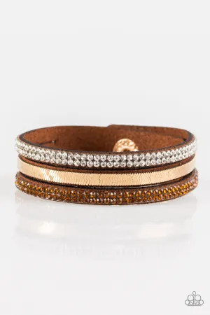 I Mean Business - Brown Urban Bracelet