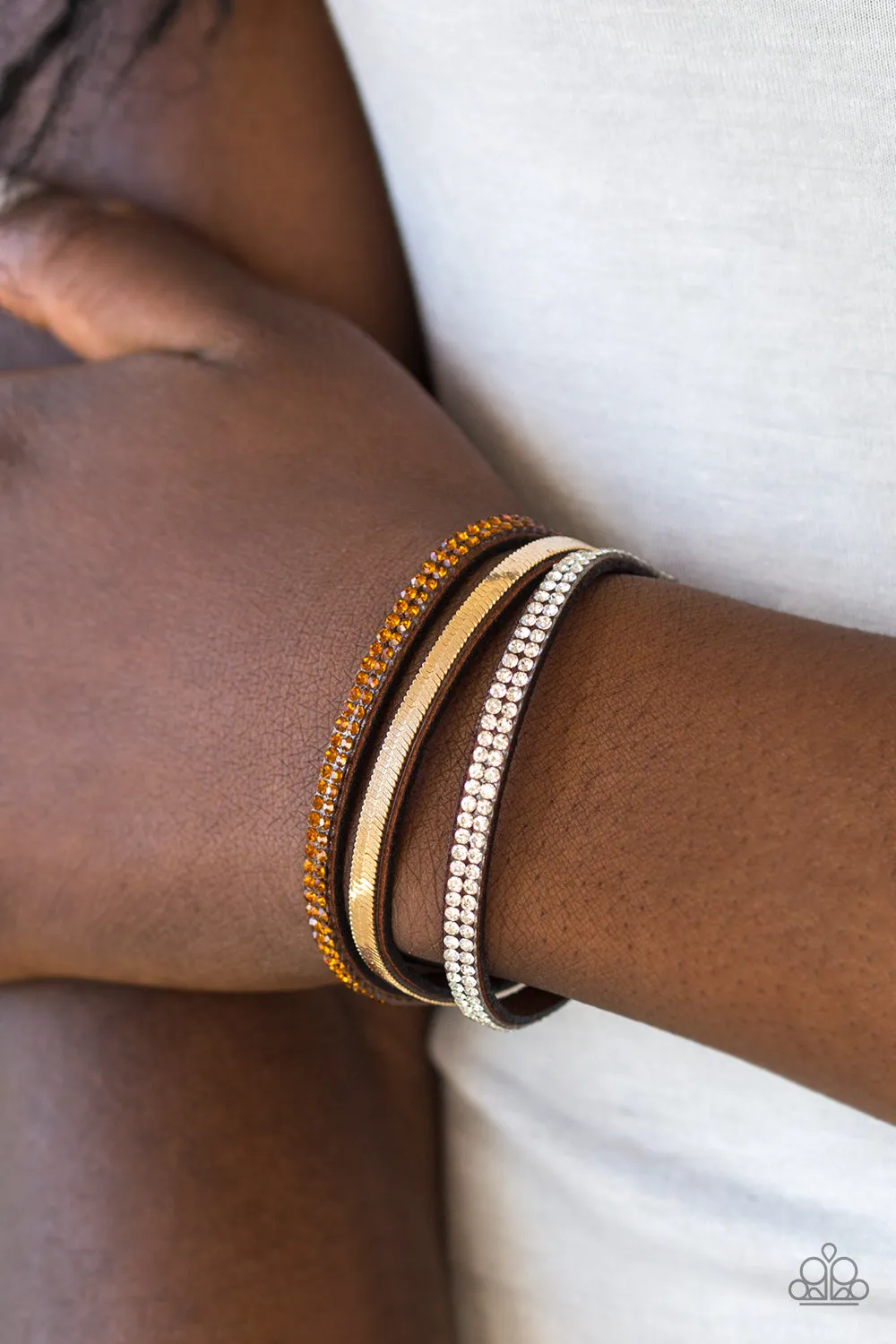 I Mean Business - Brown Urban Bracelet