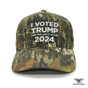 I Voted Trump 2024 Premium Embroidery Hat