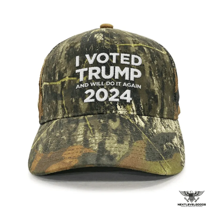 I Voted Trump 2024 Premium Embroidery Hat
