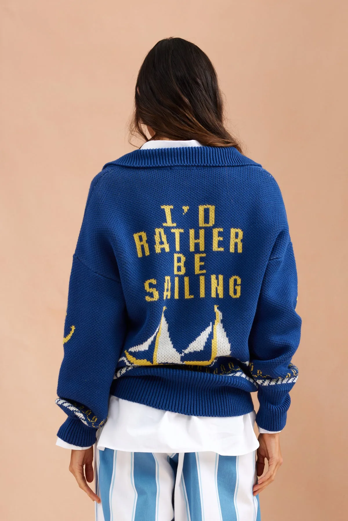 I'D RATHER BE SAILING.