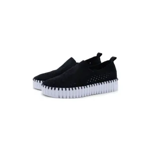 Ilse Jacobsen Platform Elastic Slip-On With Cut Outs