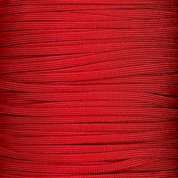 Imperial Red Flat Shoelaces Steel Tip