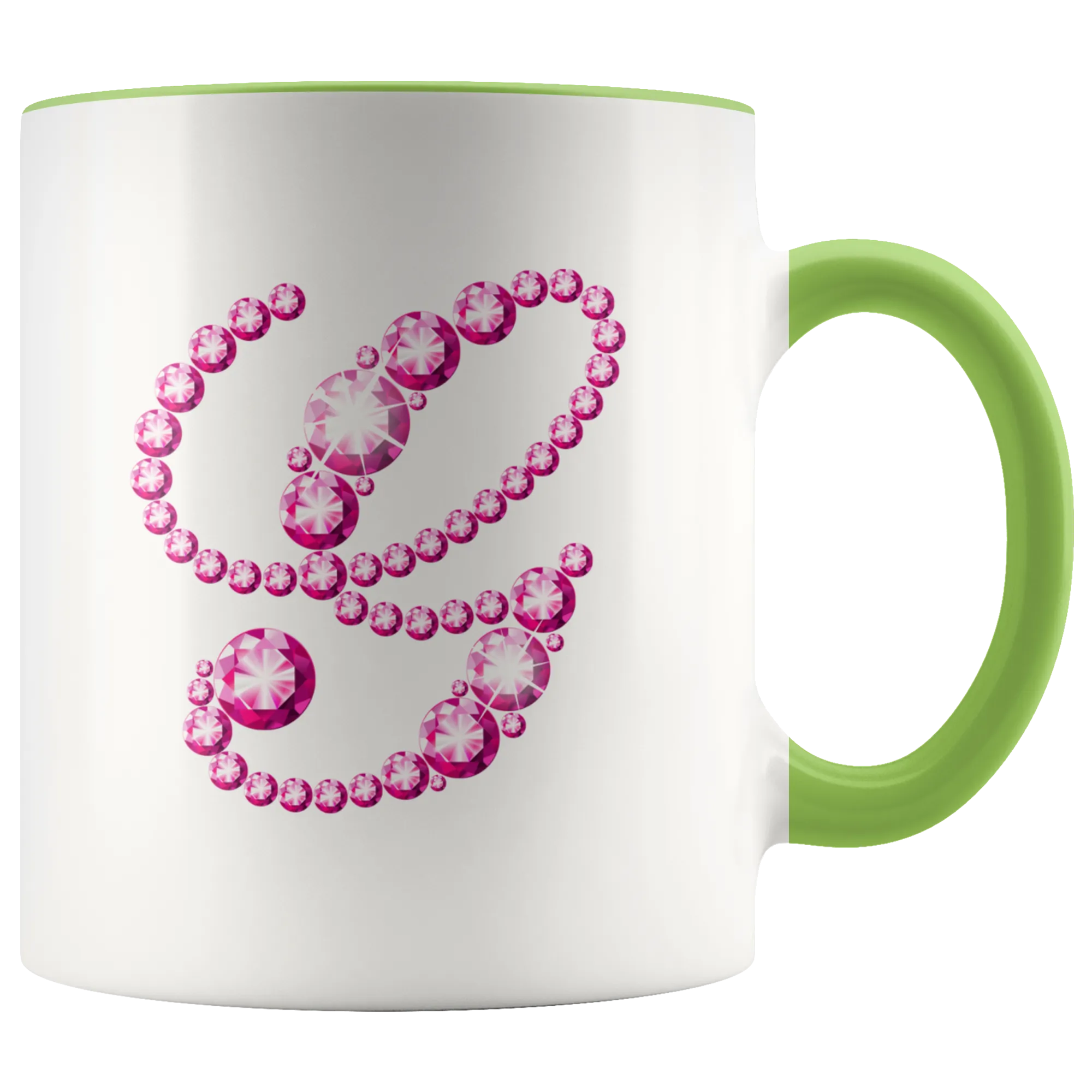 Initial G | Monogram Coffee Mug | Custom Letter Mug | Bling Style | Initial Letter Cup