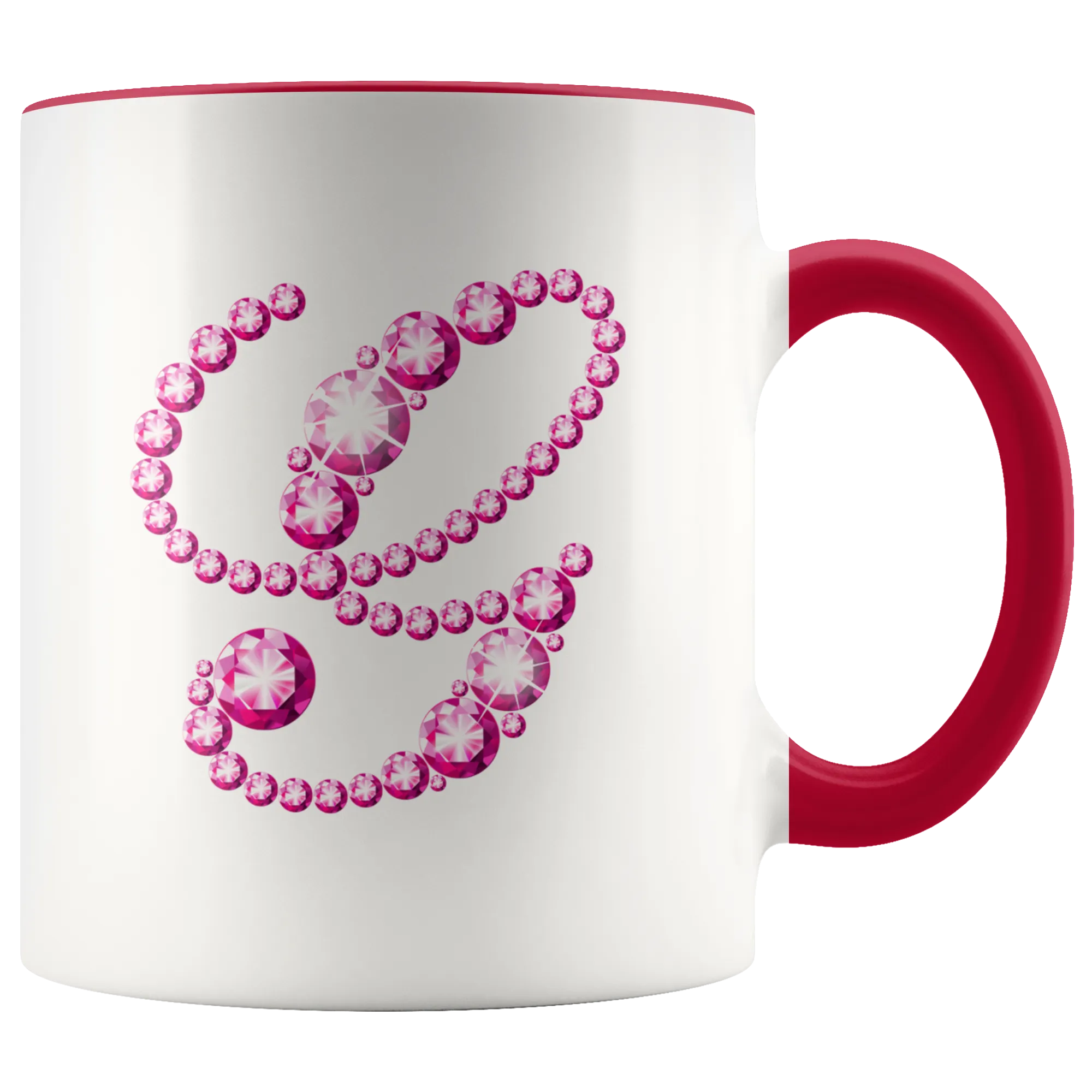 Initial G | Monogram Coffee Mug | Custom Letter Mug | Bling Style | Initial Letter Cup