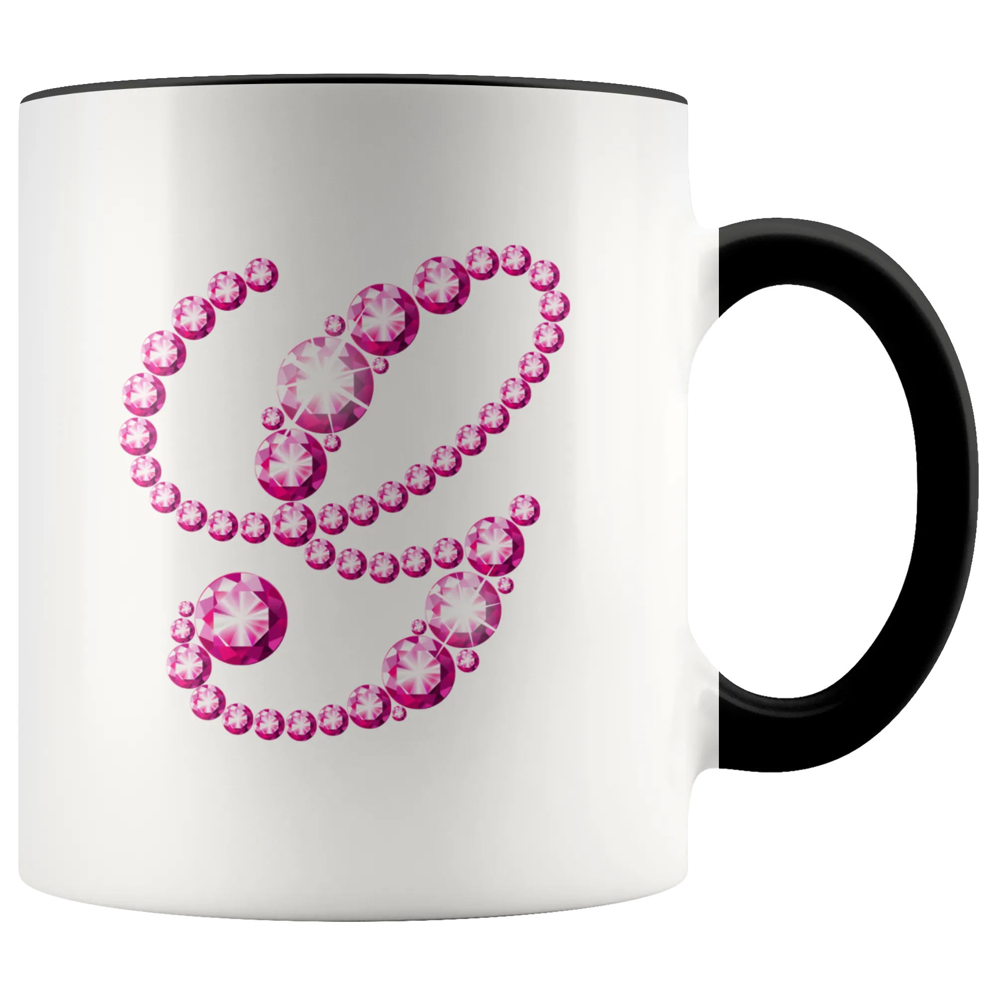 Initial G | Monogram Coffee Mug | Custom Letter Mug | Bling Style | Initial Letter Cup