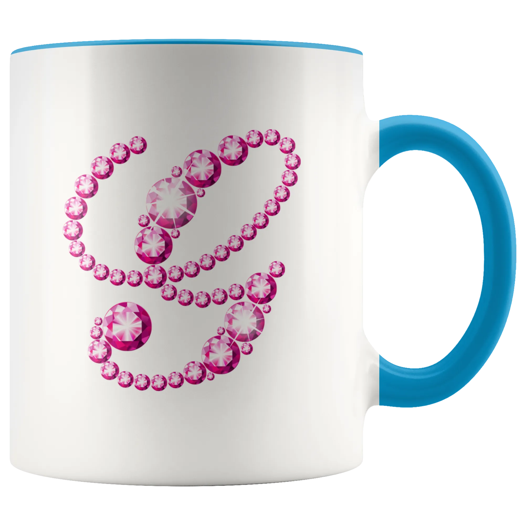 Initial G | Monogram Coffee Mug | Custom Letter Mug | Bling Style | Initial Letter Cup