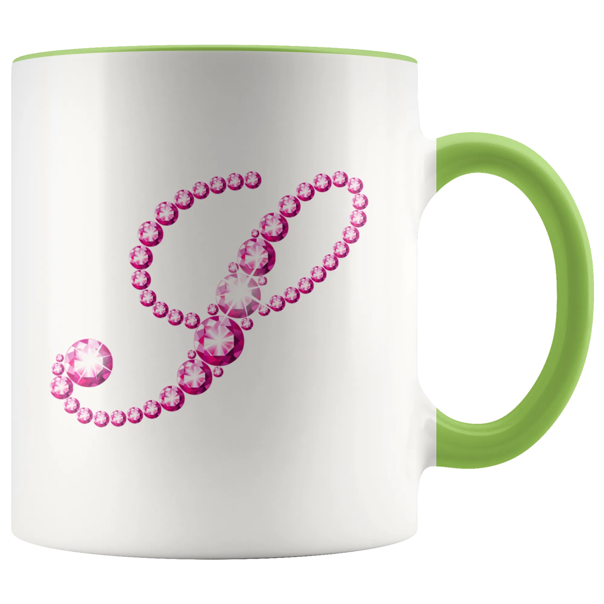 Initial S | Monogram Coffee Mug | Custom Letter Mug | Bling Style | Initial Letter Cup