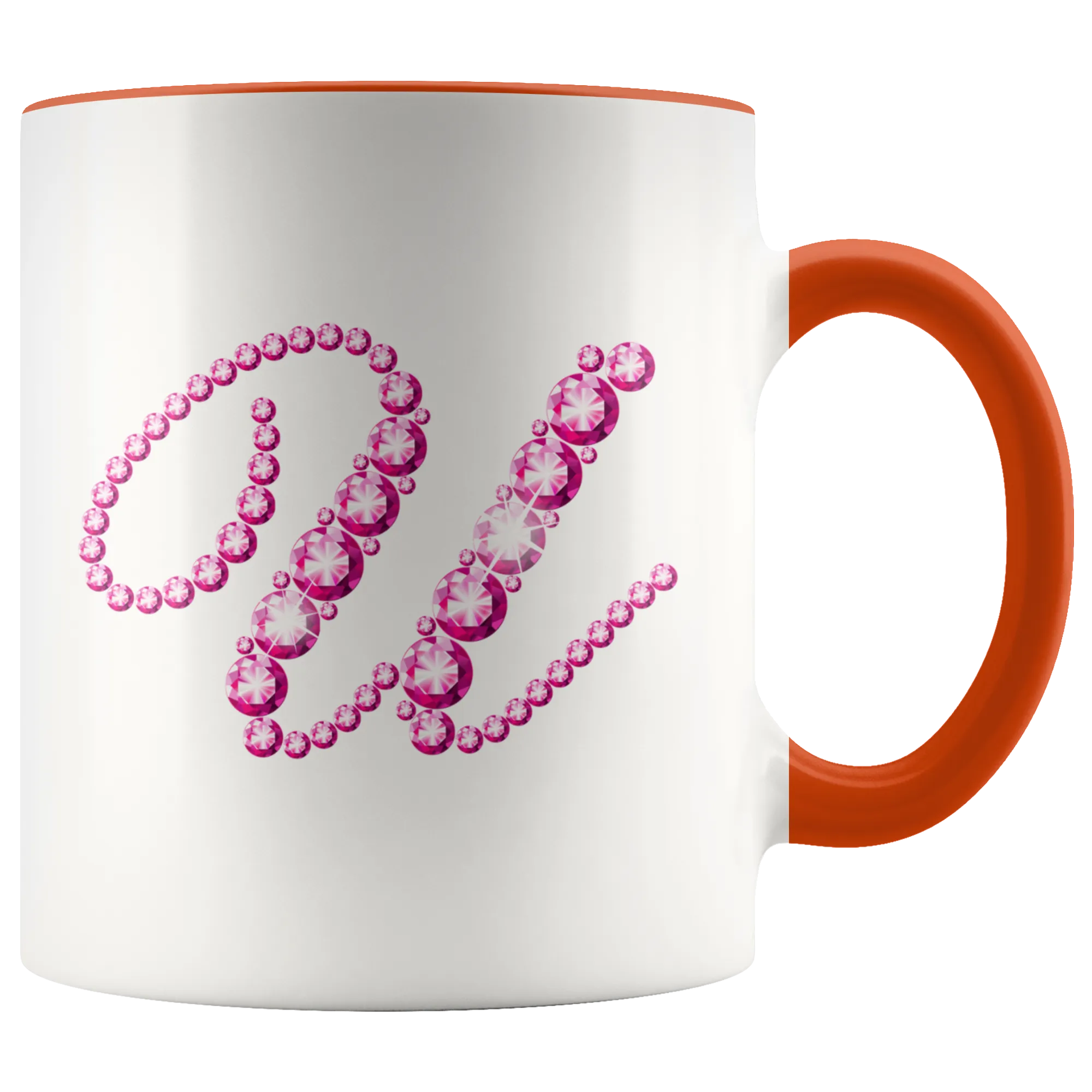 Initial U | Monogram Coffee Mug | Custom Letter Mug | Bling Style | Initial Letter Cup